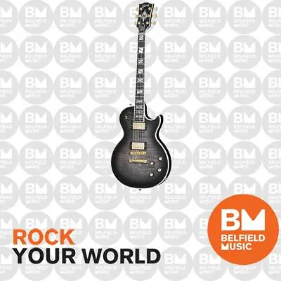 Gibson Les Paul Supreme LP Electric Guitar Translucent Ebony Burst - LPSU00E2GH1 • $7499