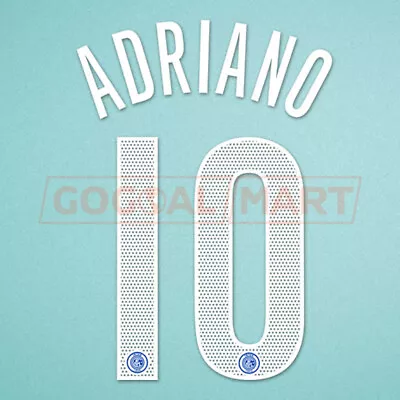 Adriano #10 2004-2006 Inter Milan Homekit Nameset Printing • £13.19