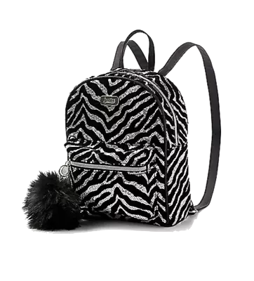 Justice Zebra Sparkle Mini Backpack • $24.50