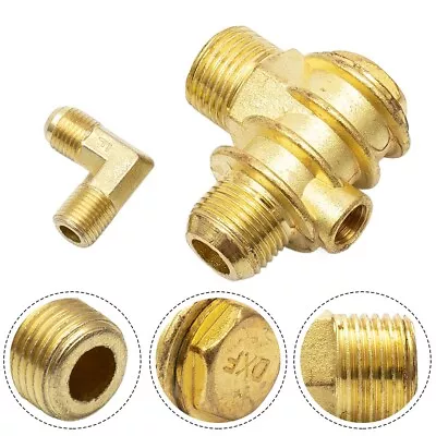3 Ports Male Threaded Pneumatic Air Compressor Check Valve Connector Tools Parts • $22.93