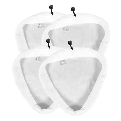 Mop Pads For VOCHE 20-in-1 1500W Steam Cleaner Microfibre Cloth Cover Pad X 4 • £9.49