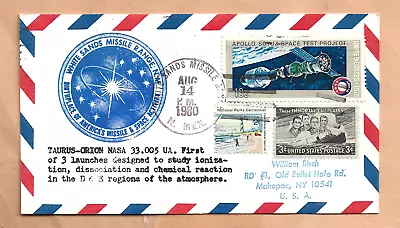 Taurus Orion Launch Aug 141980 White Sands Missile Range  Space  Cover Nasa • $3
