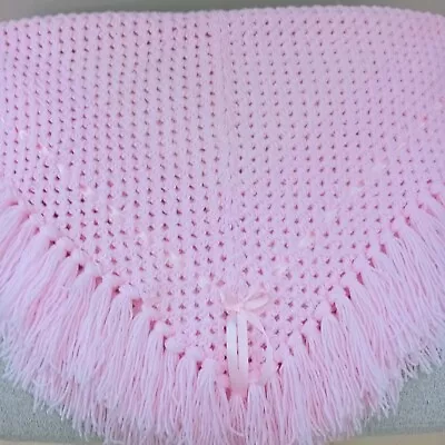 Hand Crochet  Baby Shawl New*  • £15