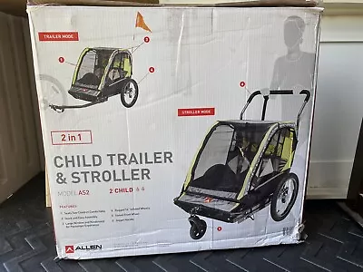 Allen Sports Deluxe 2-Child Bicycle Trailer & Stroller • $110