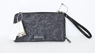 Sakroots Eco-Twill Large Smartphone Crossbody Bag Wallet NEW Floral Pattern • $66.23