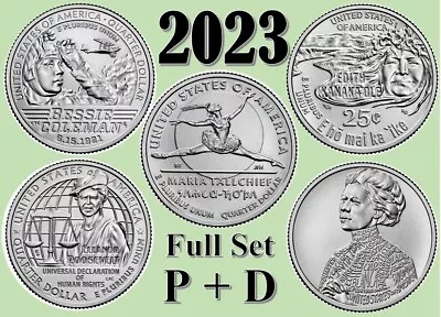 💰 2023 P &D American Women Quarters - Full Set 2023 Of 10 Coins - UNC - US Mint • $12.49