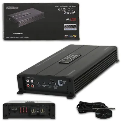 Orion Zt-8000.1ds Zt 1-channel Mono Block Class D Car Amp Amplifier 8000w Max • $139.99