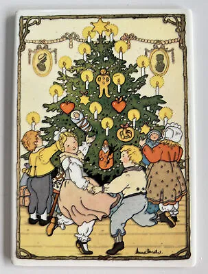 1982 Villeroy Boch Vilbo Card Porcelain Christmas Tree Postcard West Germany • $28.45