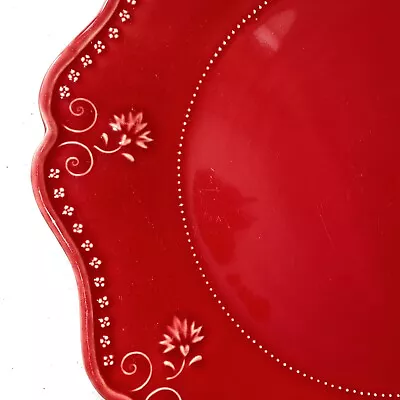 VERA BRADLEY ~MY HOME~ Red 13  Charger Plate(s) J Willfred Portugal • $30