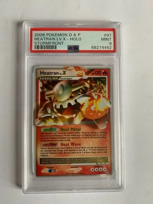 $44.49 • Buy Pokemon Card Heatran LV.X 97/100 Stormfront Eng Holo PSA 9 Mint