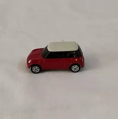 Collectible Mokto Mini Cooper Toy Car Overall Good Condition Red Body White Roof • £6.99