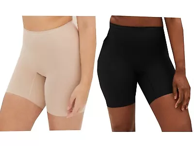 Ladies Ex Marks & Spencer Light Control Thigh Slimmers Shorts Pants • £8.99