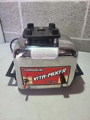 Vitamix Commercial Maxi 4000 Motor Base Only Vitamixer TESTED WORKS • $20.10