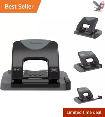 SmartTouch 2-Hole Punch With 20-Sheet Capacity - Effortless Paper Organization • $27.99