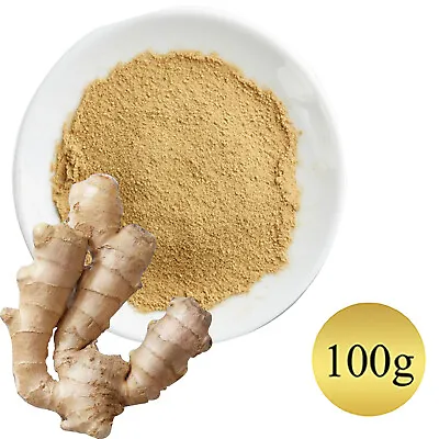Ginger Powder Digestion Reflux Pure Adrak Powder Seasoning 100g-1kg Free UK PP • £4.99