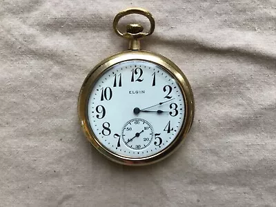 Vintage Elgin Pocket Watch For Repair Parts • $29.99