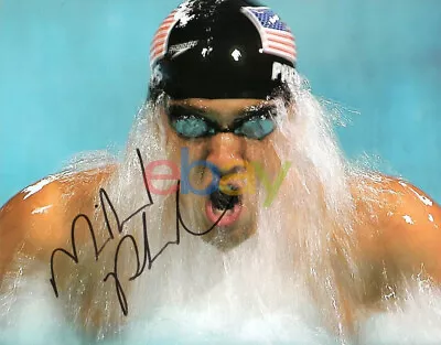 Michael Phelps Signed 08 Olympics 8x10 Photo Reprint • $19.95