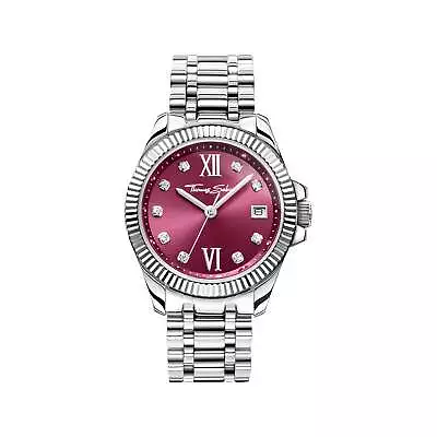 Genuine THOMAS SABO Women's Watch Divine Burgundy With Zirconia Stones • $549