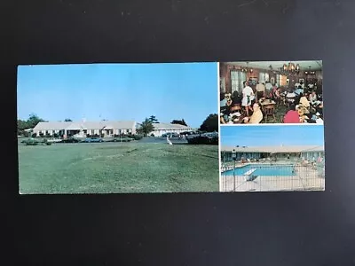 Vintage Oversize Postcard KING'S COURT MOTEL Marmora NJ Near Ocean City • $1.93