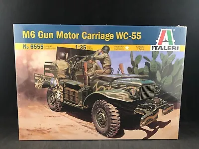 Italeri M6 Gun Motor Carriage WC-55 1:35 Scale Plastic Model Kit 6555 NISB • $34.99