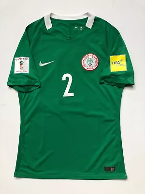 Match Worn Shirt Jersey Nigeria World Cup 2018 Qualifiers Football Rare • $399
