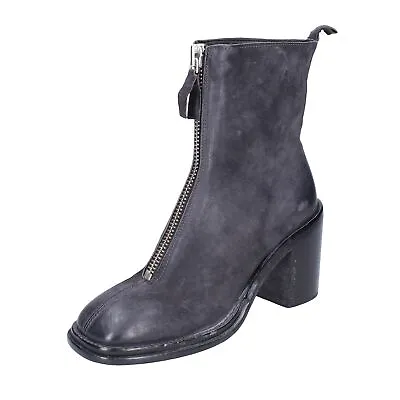 Women's Shoes MOMA 7 (EU 37) Ankle Boots Gray Suede BH952-37 • $109.90