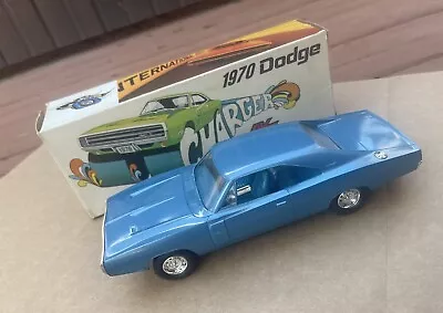 1970 MPC Dodge Charger R/T Promo Car Bright Metallic Blue W/ Box Decals Tissue • $399