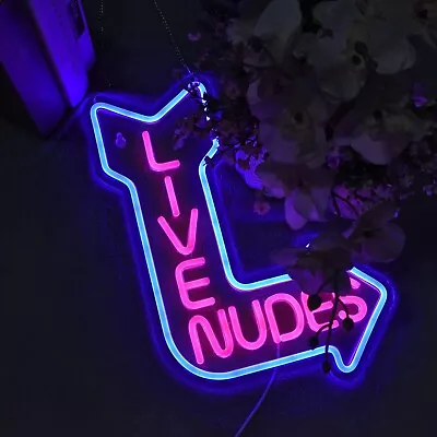 Neon Sign For Wall Decor Home Art Neon LED Lights Man Cave Hotel Pub Cafe Nudes • $69.99