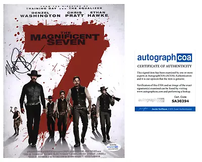 Matt Bomer Signed 'The Magnificent Seven' 8x10 Photo Of Poster ACOA B • $47.96