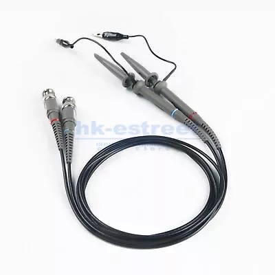 2pcs P6100 100MHz 1X 10X Scope Clip Test Probes BNC Oscilloscope Probe Kit • $15.23