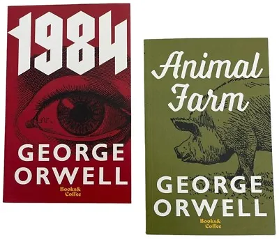 1984  &  Animal Farm  (Set Of 2 Books)  By  George Orwell  -NEW • $12.99