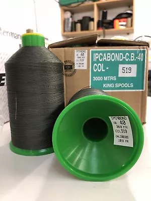 £14.50 • Buy GREEN 40s BONDED SEWING THREAD PERFECT FOR UPHOLSTERY OR TENTING 3000M