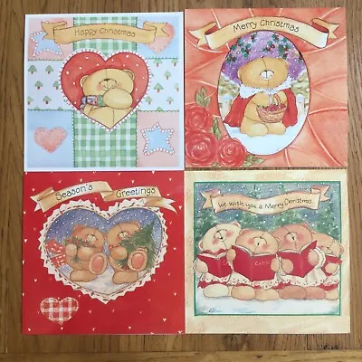 Set Of 4 Forever Friends Hallmark Christmas Cards (set 2) • £3.99