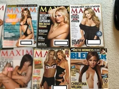 (6) Maxim Blender Magazines Hilary Duff Jamie Chung Kurylenko Christina Milian • $99.99