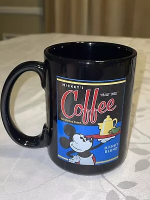 Mickey's Coffee  Really Swell  Disney Blend Theme Perks Ceramic Coffee Mug Cup G • $13.91
