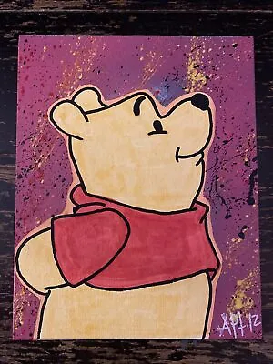 8x10 Hand Painted (Winnie The Pooh) Black Light - Pop Art • $9.99