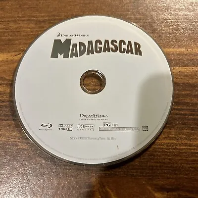 Madagascar (BLU-RAY) DreamWorks Disc Only Free Shipping • $3.50