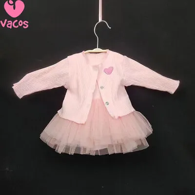 VACOS  Pink Dress Reborn Baby Dolls Replacement Clothes For 20  - 22  Dolls • $19.99