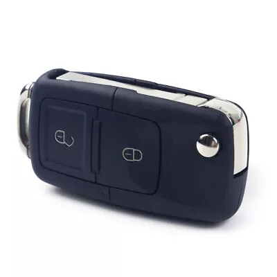 2 Button Floding Flip Blank Remote Key Case Shell Fit For VW Skoda Octavia Nt • $8.63