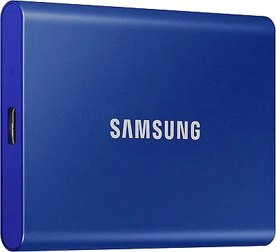 Samsung T7 Blue SSD 1TB USB 3.2 SATA3 2.5'' Portable External Hard Drive • £109.99