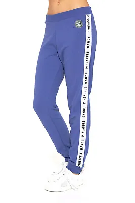 £25 • Buy PINEAPPLE Dancewear Girls Dance Stripe Jacquard Joggers Sweat Pants Blue 