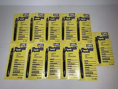 11 Vintage LISTO 4.5  Long Mechanical Marking Grease Pencils Markers 1620 • $22.99