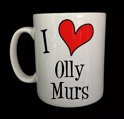 New I Love Heart Olly Murs Gift Cup Mug Present Fan Music • £8.99