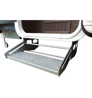 Single Pull Out Zinc Plated Steel Step 300 X 530 X 180 Caravan RV Motorhome • $94.99