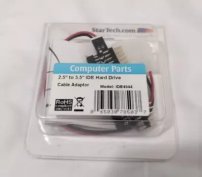 2.5  (44-Pin) To 3.5  (40-Pin) IDE Hard Drive Cable Adapter IDE4044 • £4.99