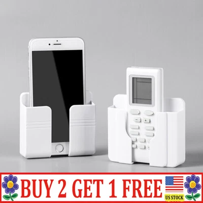 $6.78 • Buy Mobile Phone Charging Stand Holder Wall Shelf Bed Sticky Wall-mount Punch-HN