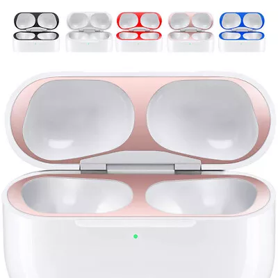 $6.32 • Buy For Apple Airpods 1 2 Pro Accessories Metal Dust Guard Protective Film Sticker