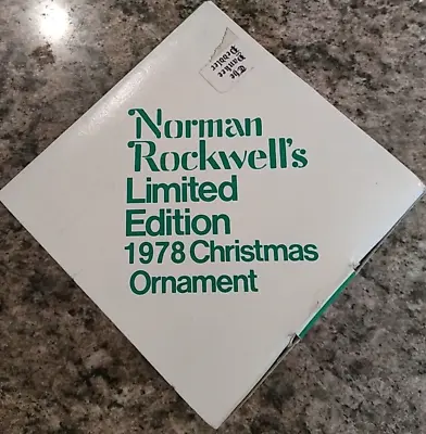 Norman Rockwell Limited Edition 1978 Christmas Ornament Santa Claus W/box • $5