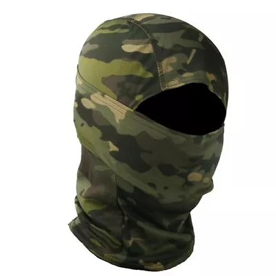Tactical Full Face Mask Head Cover Hood Warmer Guard Snow Field Camouflage Veil • $7.37