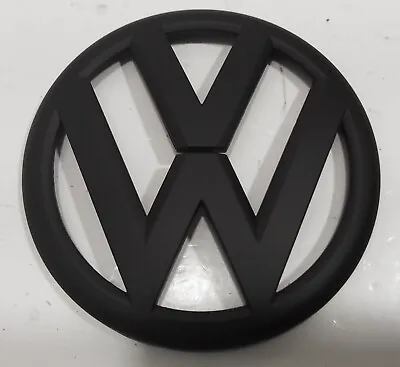$15 • Buy For Volkswagen Matte Black Grille/Tailgate Emblem 4.5 X4.5 